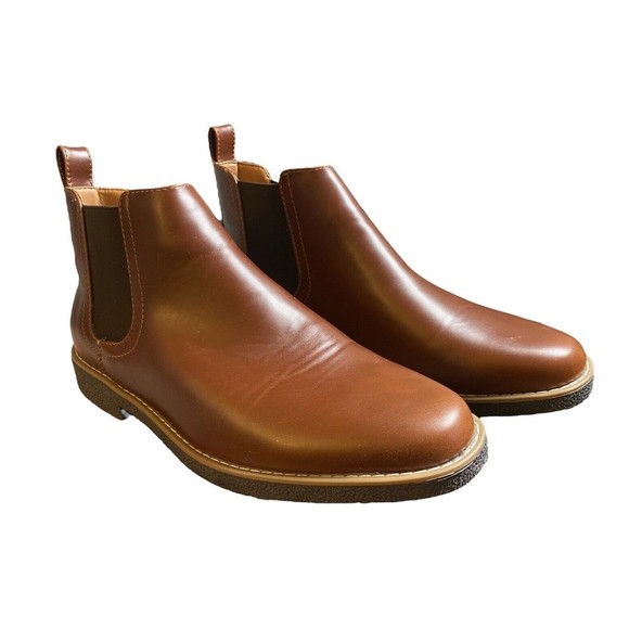 Deer Stags‎ Men's Rockland Chelsea Boot Redwood Vega Sz 9 Wide - Picture 1 of 7